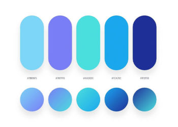 Inspiración: 15 Paletas de Colores con Hermosos Degradados