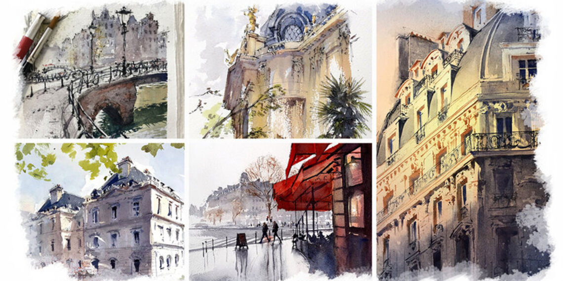 Curso Online: Dibujo Arquitectónico con Acuarela y Tinta