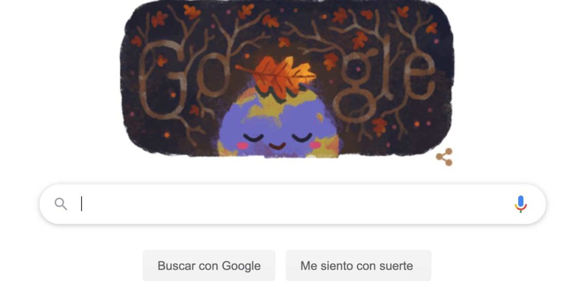 Un doodle con diseño muy otoñal.