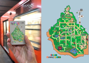 MAPA DEL METRO DE LA CDMX AL ESTILO ‘SUPER MARIO WORLD’ (20 Curiosidades)