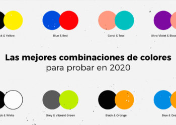 Las mejores combinaciones de colores para probar en 2020