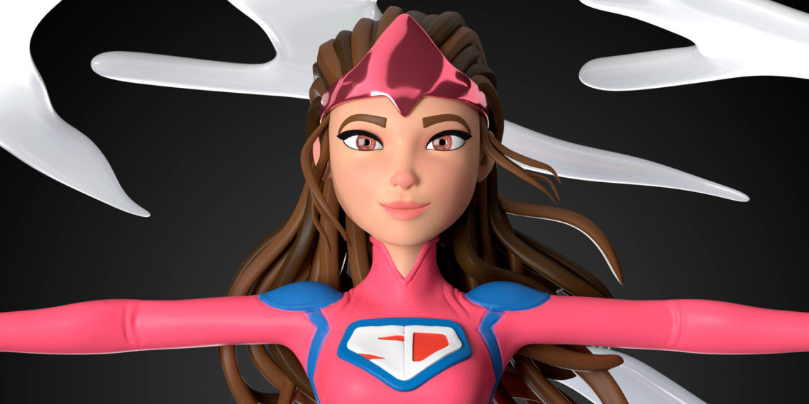 Artista recrea a la heroína Susana Distancia en 3D y el resultado es fantástico.