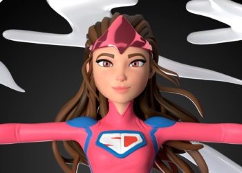 Artista recrea a la heroína Susana Distancia en 3D y el resultado es fantástico.