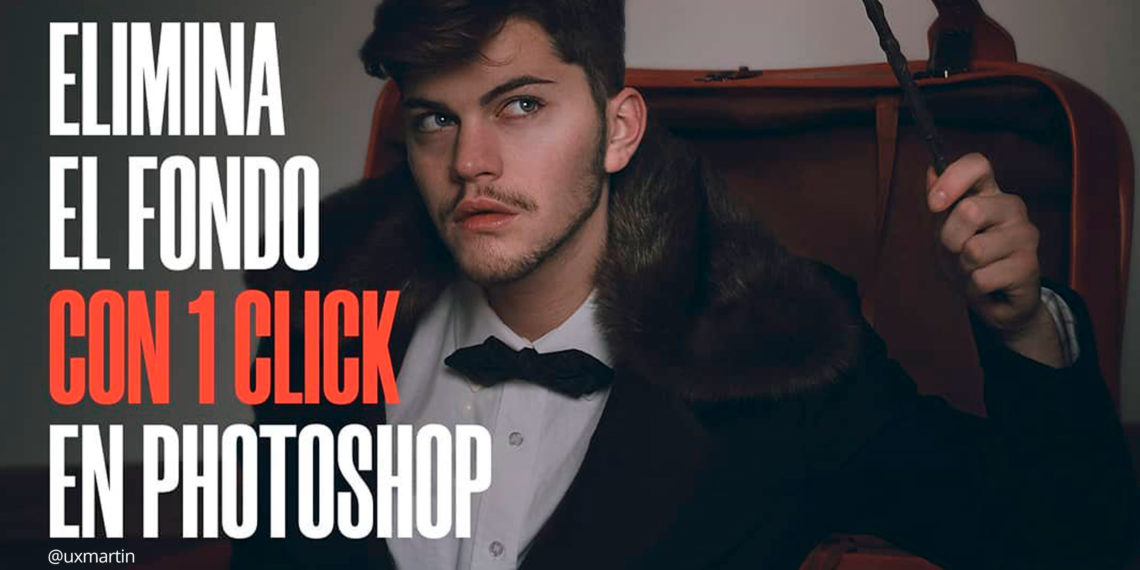 ELIMINA EL FONDO CON 1 CLICK EN PHOTOSHOP