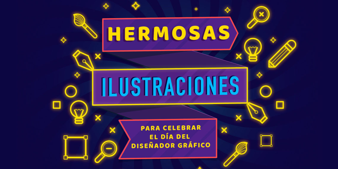 10 Hermosas ilustraciones para Celebrar el Día del Diseñador Gráfico