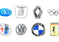 Pidieron a 100 personas que dibujaran de memoria los logos de 10 marcas de autos… y estos fueron los resultados…