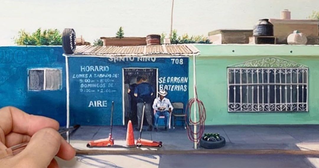 Artista pinta calles de México desde GOOGLE MAPS