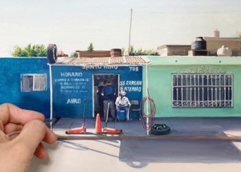 Artista pinta calles de México desde GOOGLE MAPS