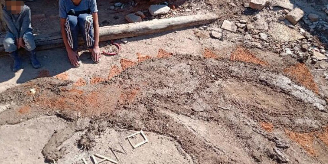 Niño conmueve a todos en redes sociales con su tarea de Arte hecha con lodo