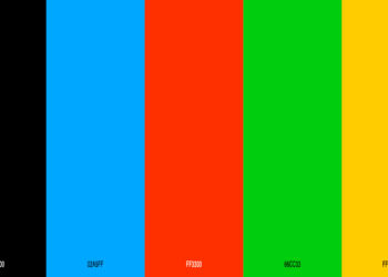 Paletas de color de marcas famosas y sus logotipos