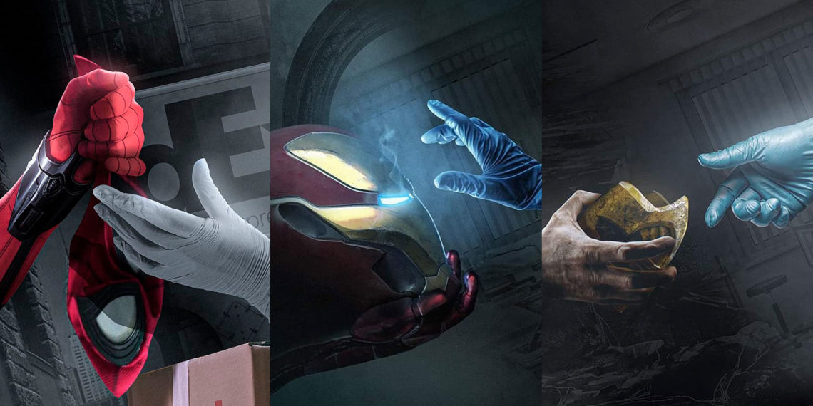 “Toma mi máscara, tú la necesitas más”, Superhéroes y villanos entregan su máscara al personal de salud.