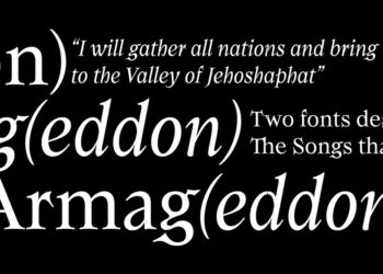 La tipografía del fin del mundo, ideal para los últimos diseños de esta era: ARMAG