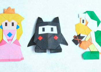 ¡Nintendo lanza tutorial en línea gratis para crear tus personajes favoritos en Origami!