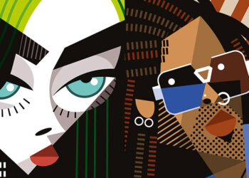 Hermosas ilustraciones CUBISTAS de los grandes personajes de la historia