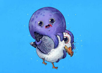 Artista ilustra el Ciclo de la Vida en su versión más adorable