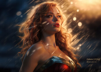 La transformación épica: Emma Stone como Wonder Woman