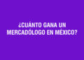 ¿Cuánto gana un Mercadólogo en México?