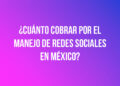 ¿Cuánto cobrar por el manejo de redes sociales en México?