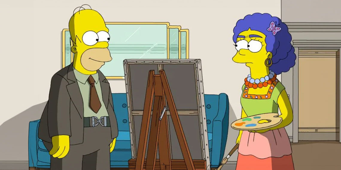 Frida Kahlo y Diego Rivera en Los Simpson: Un Homenaje Artístico