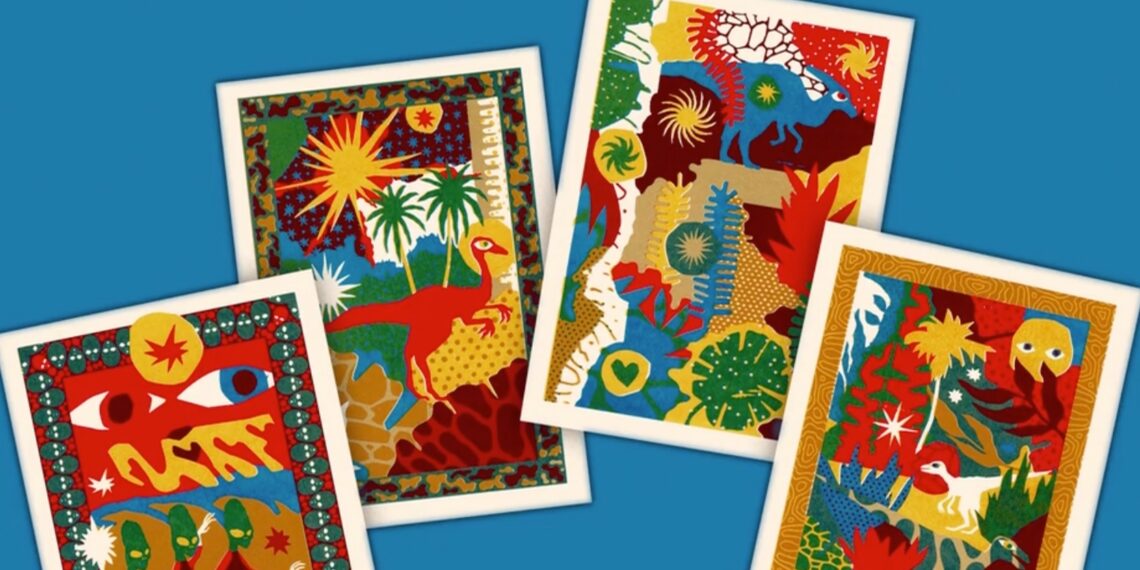 Curso de diseño de patrones ilustrados: Ilustración vectorial llamativa