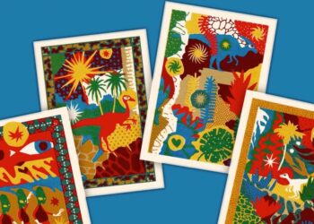 Curso de diseño de patrones ilustrados: Ilustración vectorial llamativa