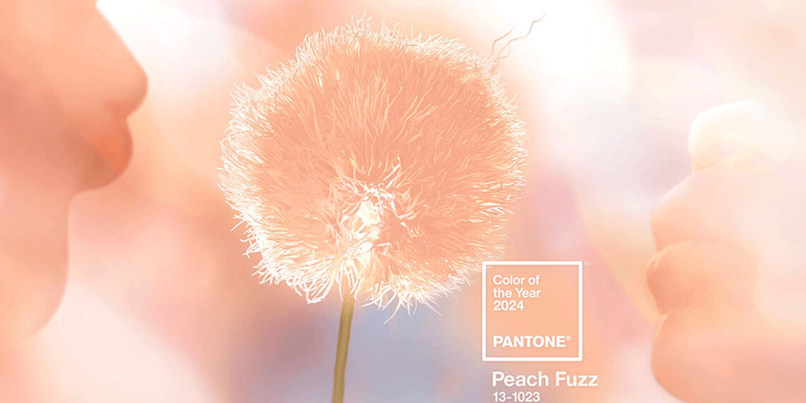 Pantone devela el color del año 2024: “Peach Fuzz”