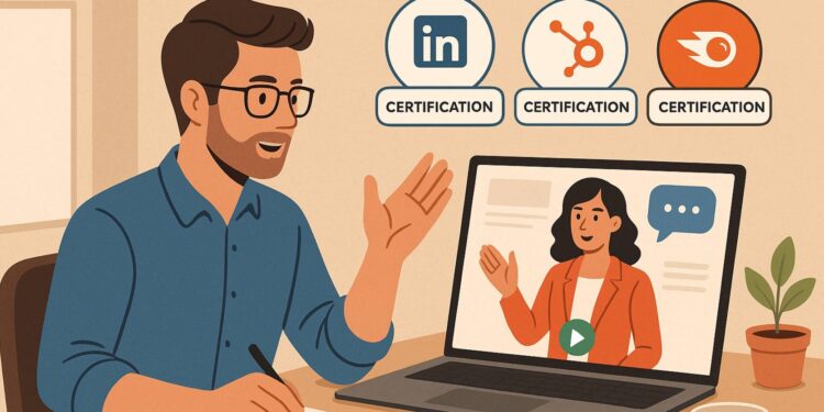 Certificaciones gratuitas de LinkedIn, HubSpot y SEMrush que deberías tener