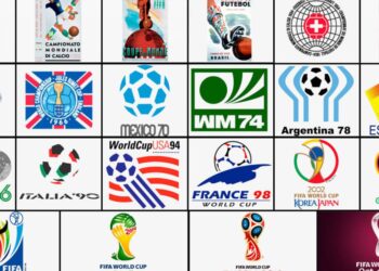¿Quién hizo los logotipos de los últimos mundiales de futbol?