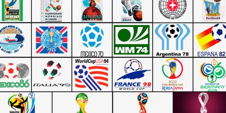 ¿Quién hizo los logotipos de los últimos mundiales de futbol?